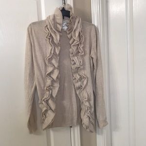 Women’s ruffled cardigan